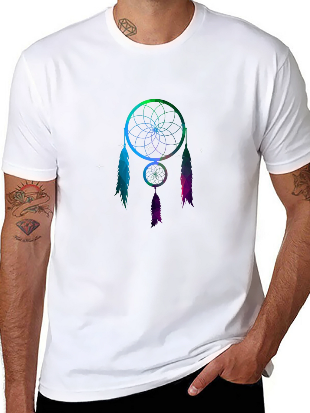 Dreamcatcher Graphic Black T-Shirt