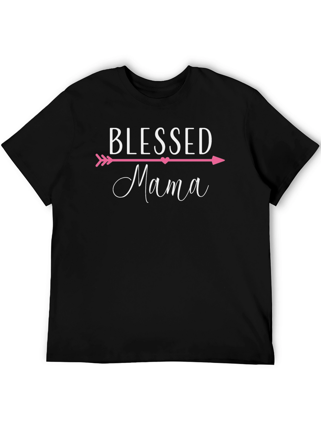 Blessed Mama Graphic T-Shirt - Cute Mom Tee