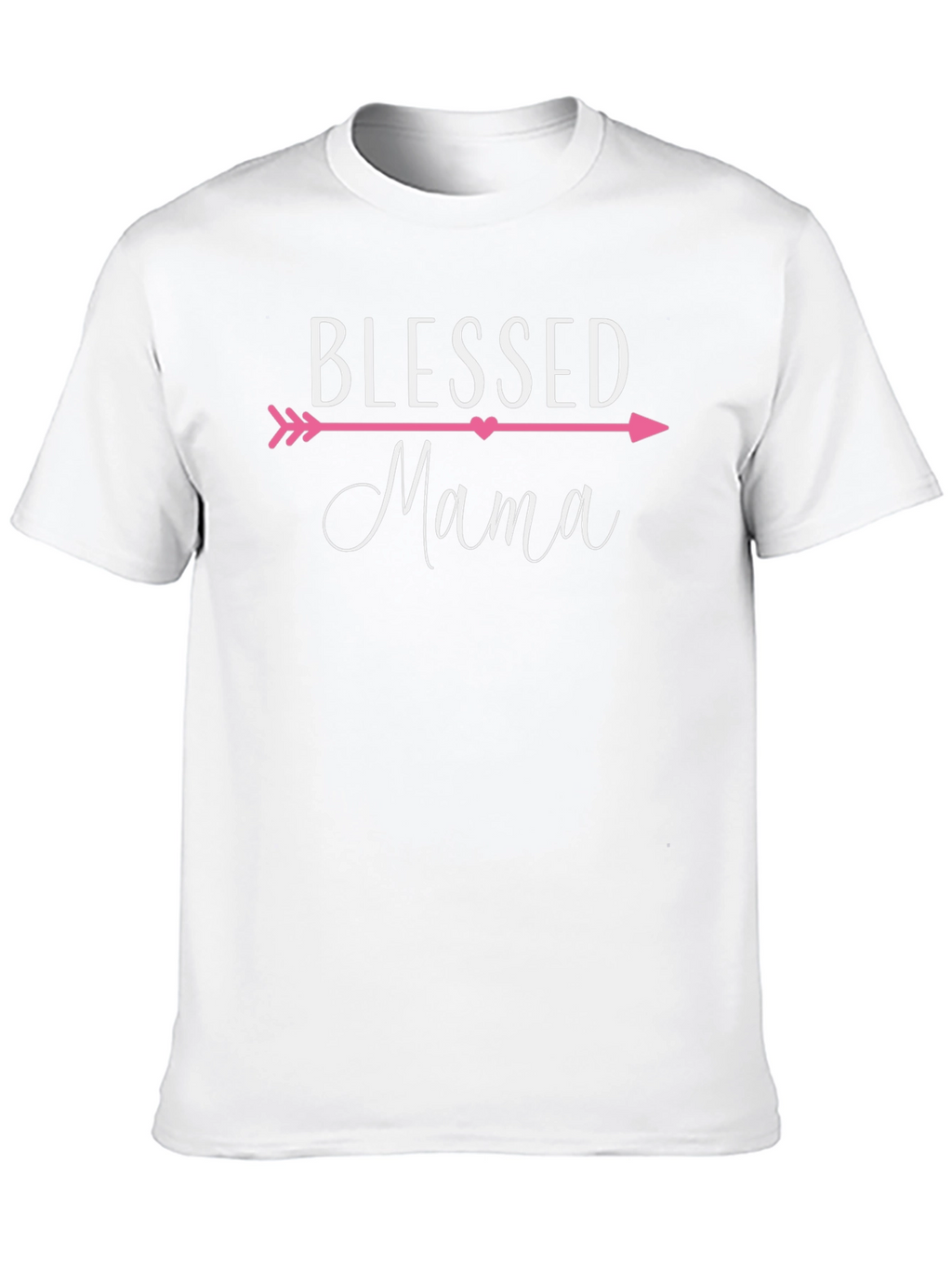 Blessed Mama Graphic T-Shirt - Cute Mom Tee