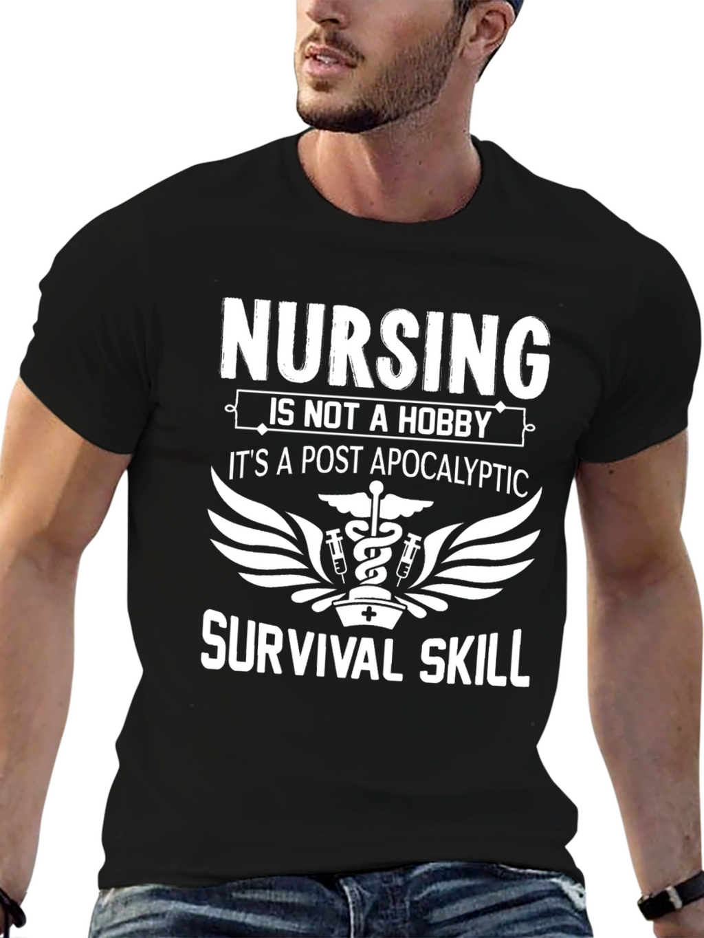 Nursing Survival Skill Graphic Tee