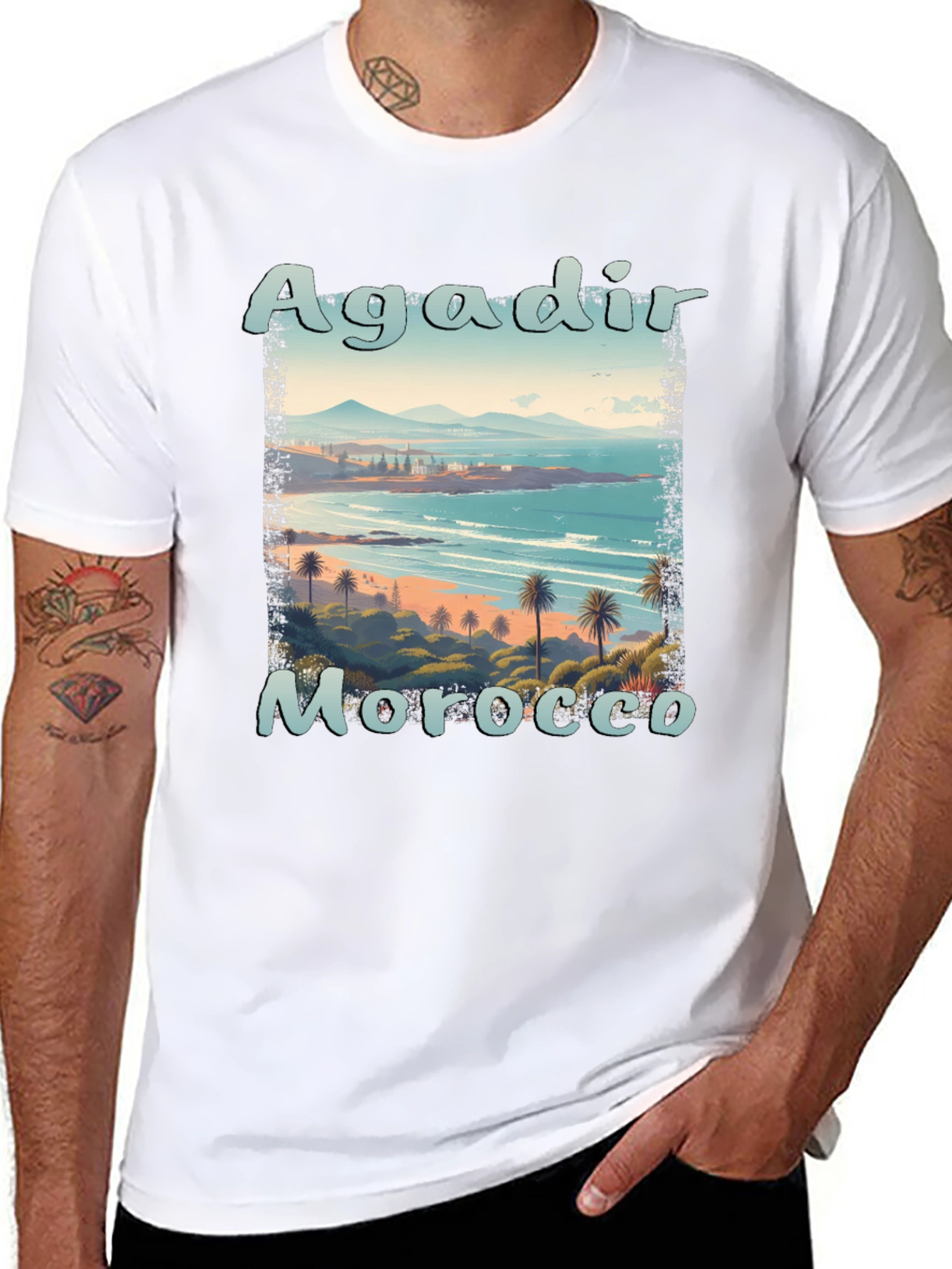 Agadir Morocco Beach T-Shirt