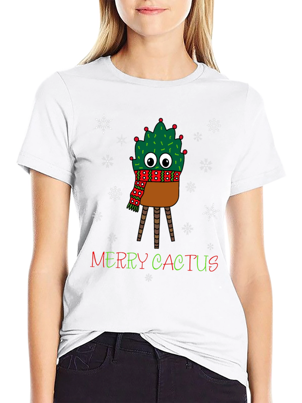 Merry Cactus Holiday T-Shirt