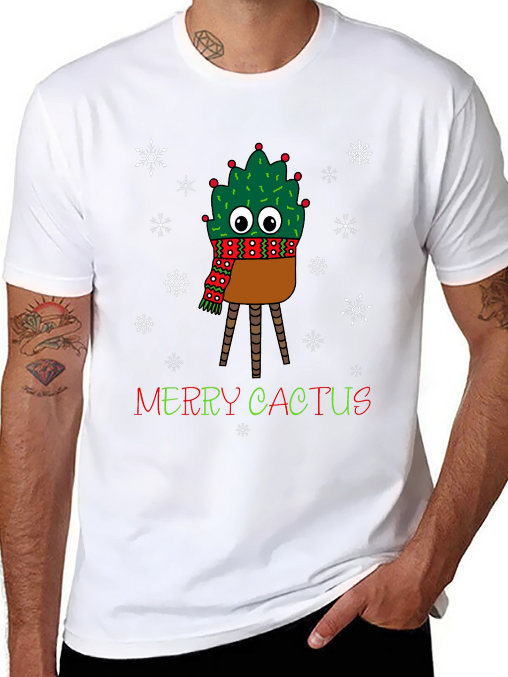 Merry Cactus Holiday T-Shirt