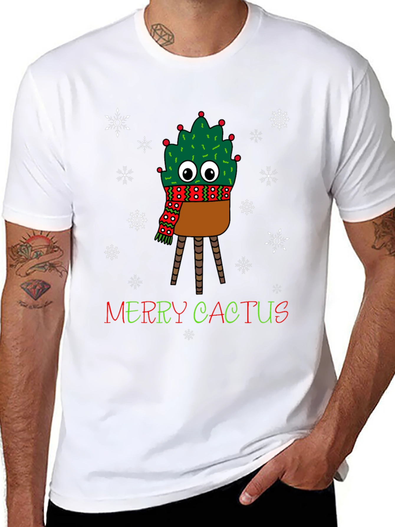 Merry Cactus Holiday T-Shirt