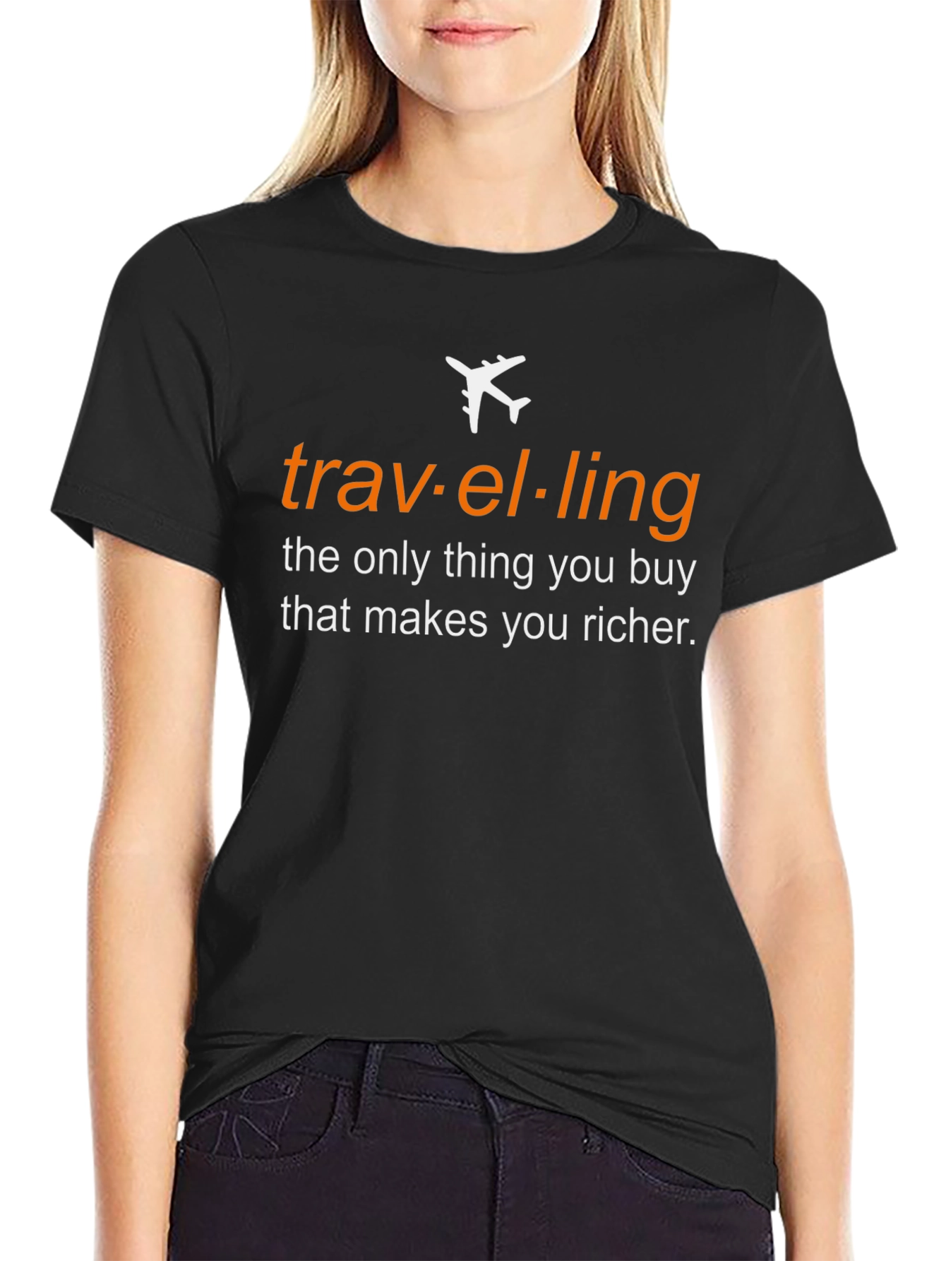 Traveling Makes You Richer Graphic Tee
