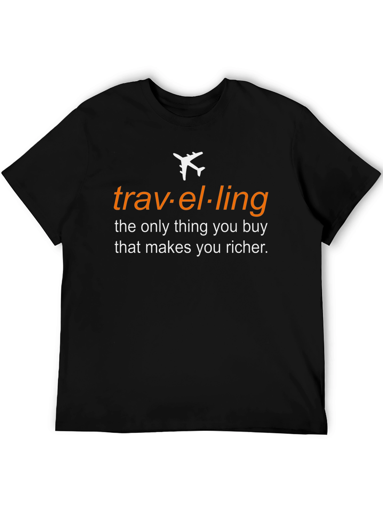 Traveling Makes You Richer Graphic Tee