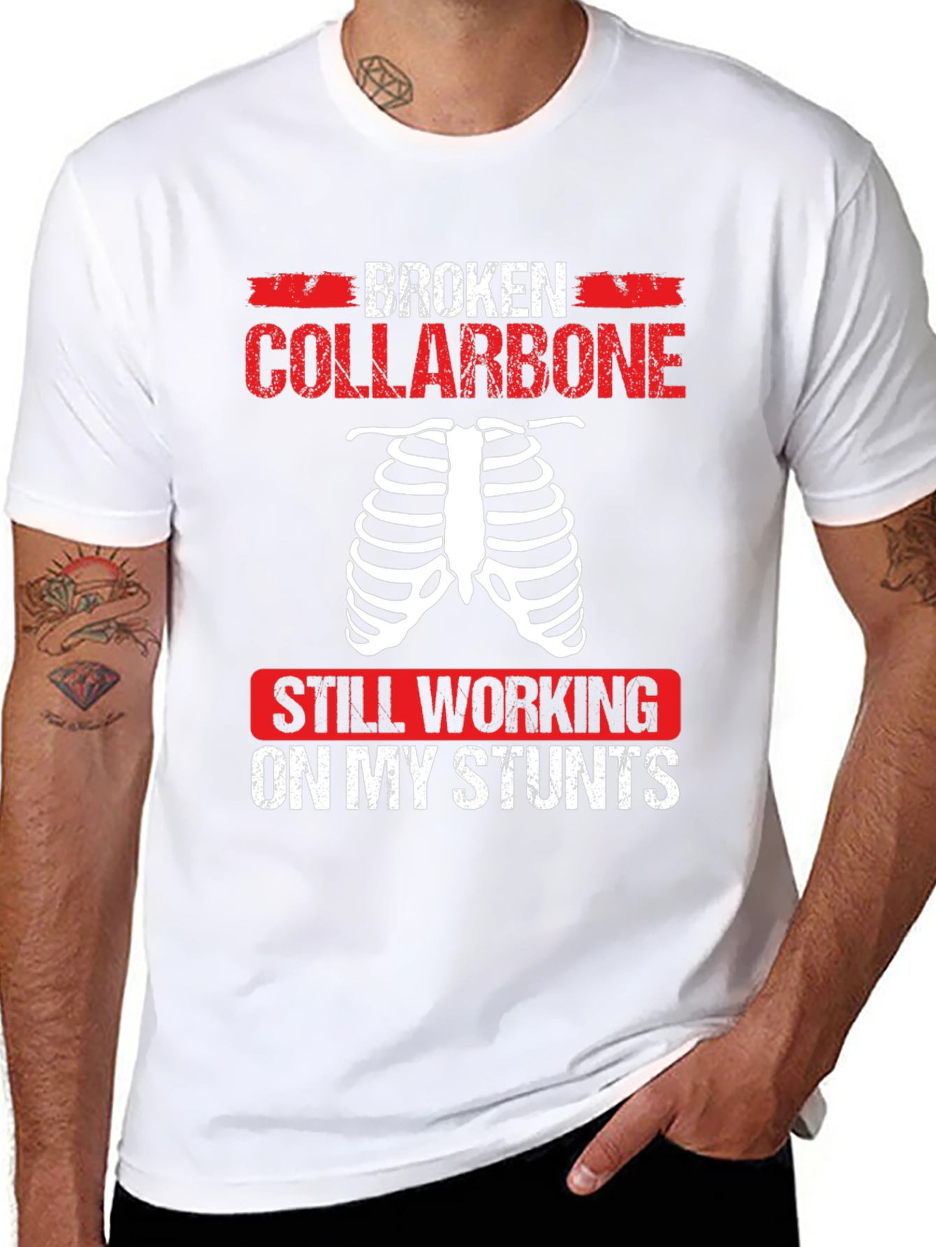 Broken Collarbone Stunt T-Shirt