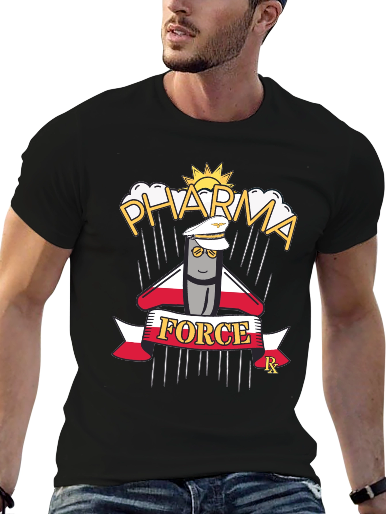 Pharma Force T-Shirt - Novelty Graphic Tee