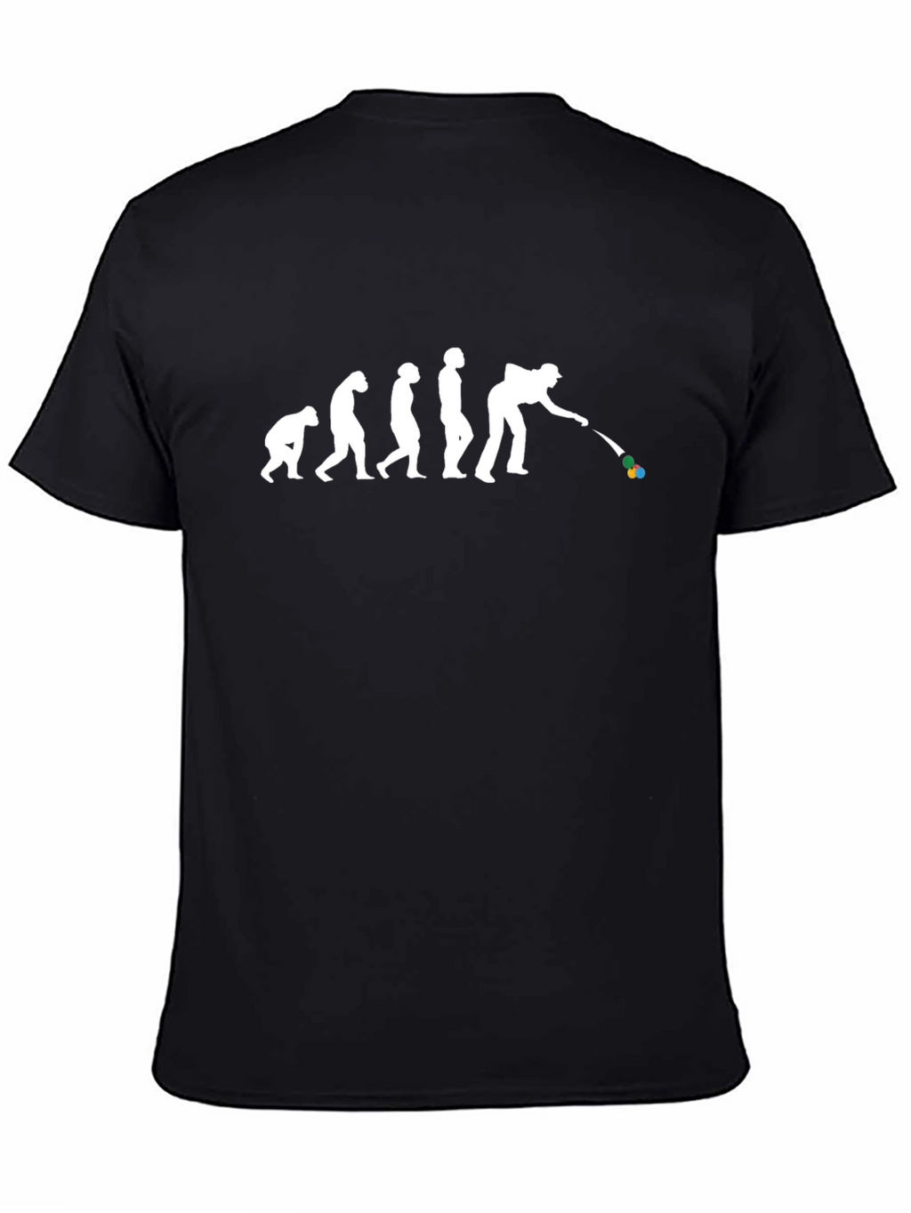 Evolution of Billiards T-Shirt - Black