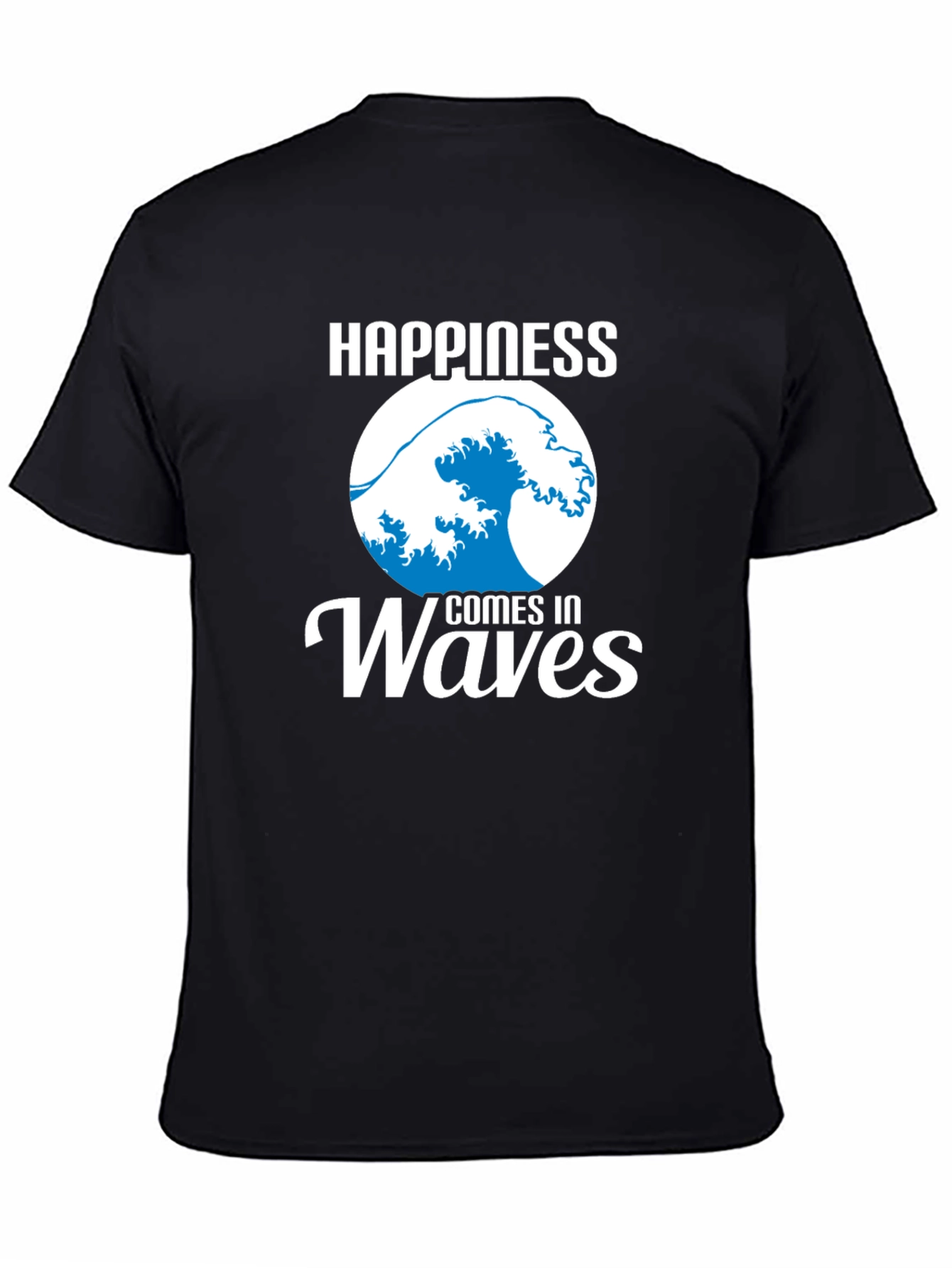 Happiness Comes in Waves Graphic T-Shirt