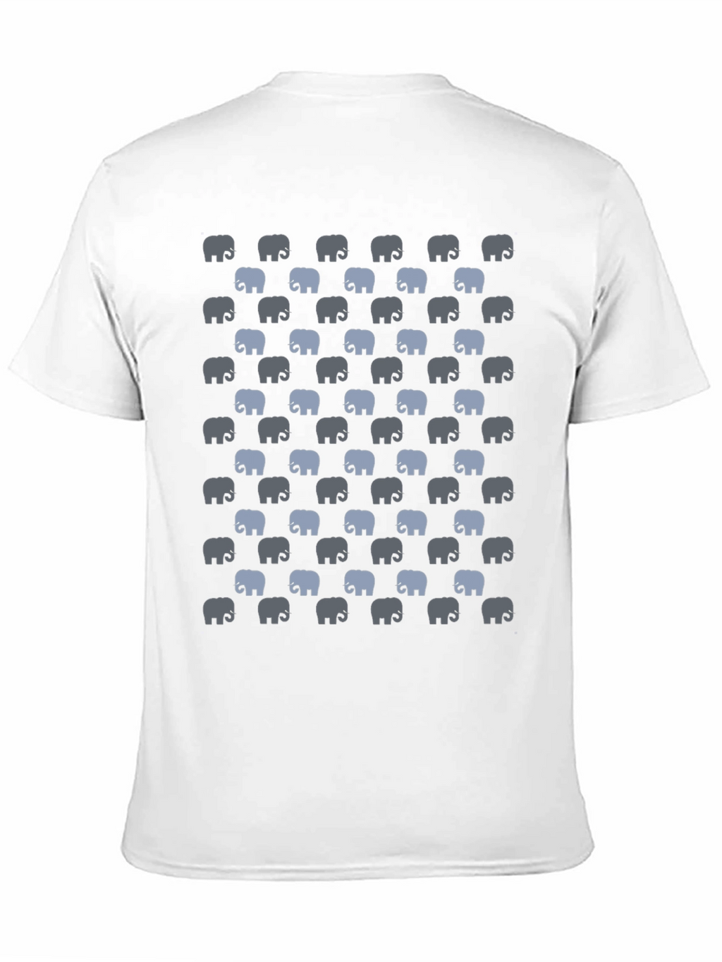 Elephant Print T-Shirt - Black