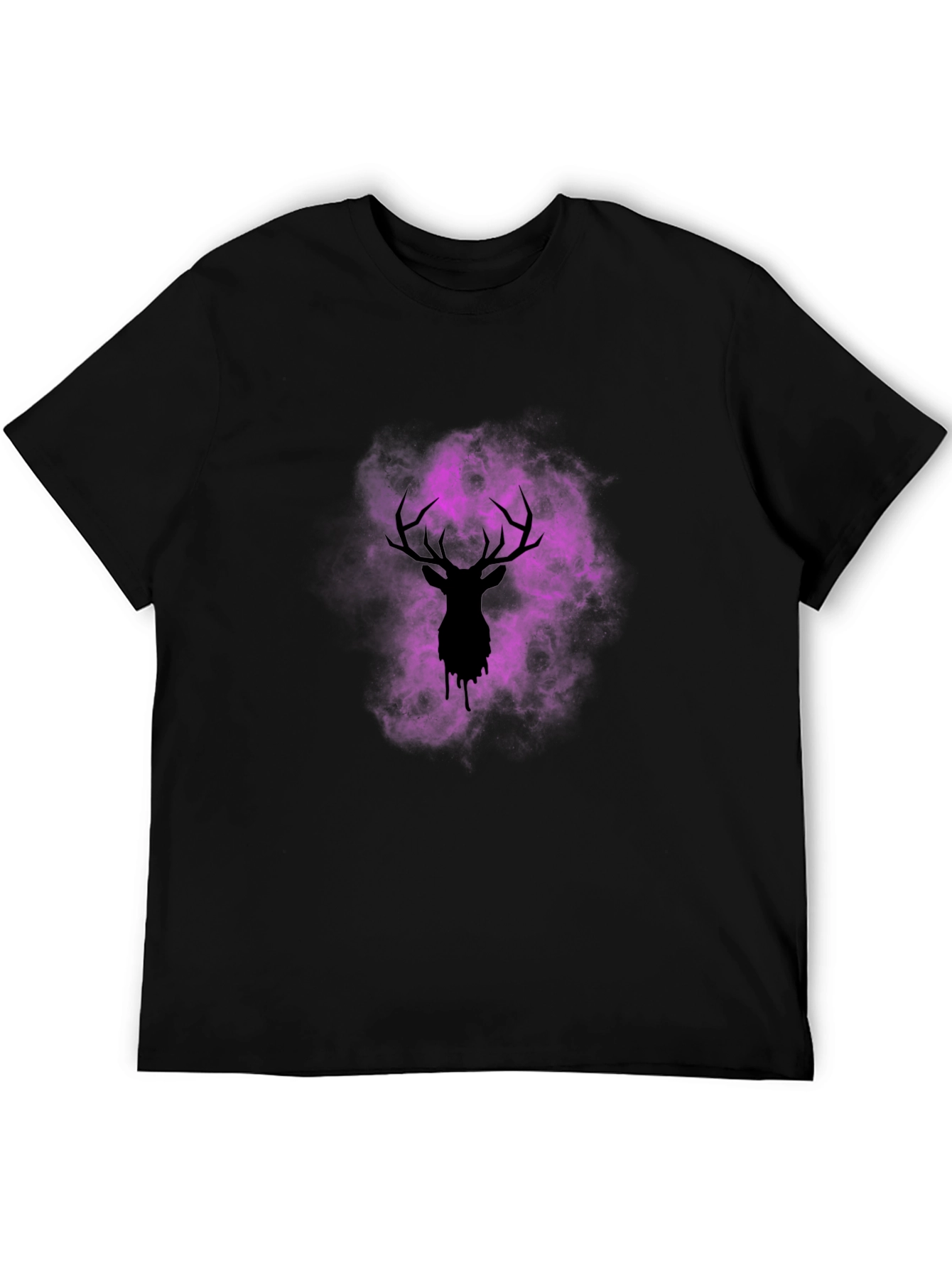 Black Deer Silhouette T-Shirt