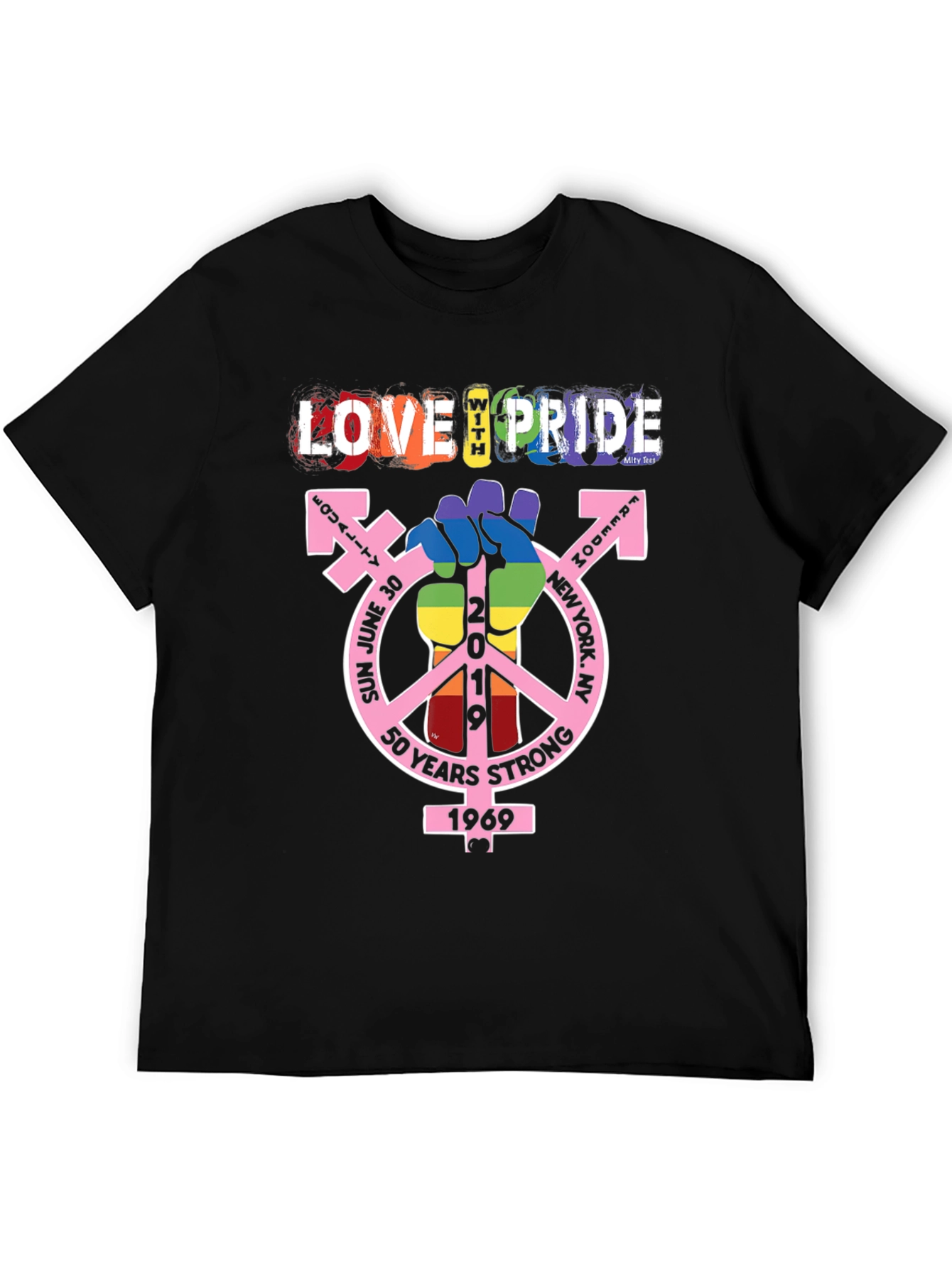 Love With Pride T-Shirt - 50 Years Strong