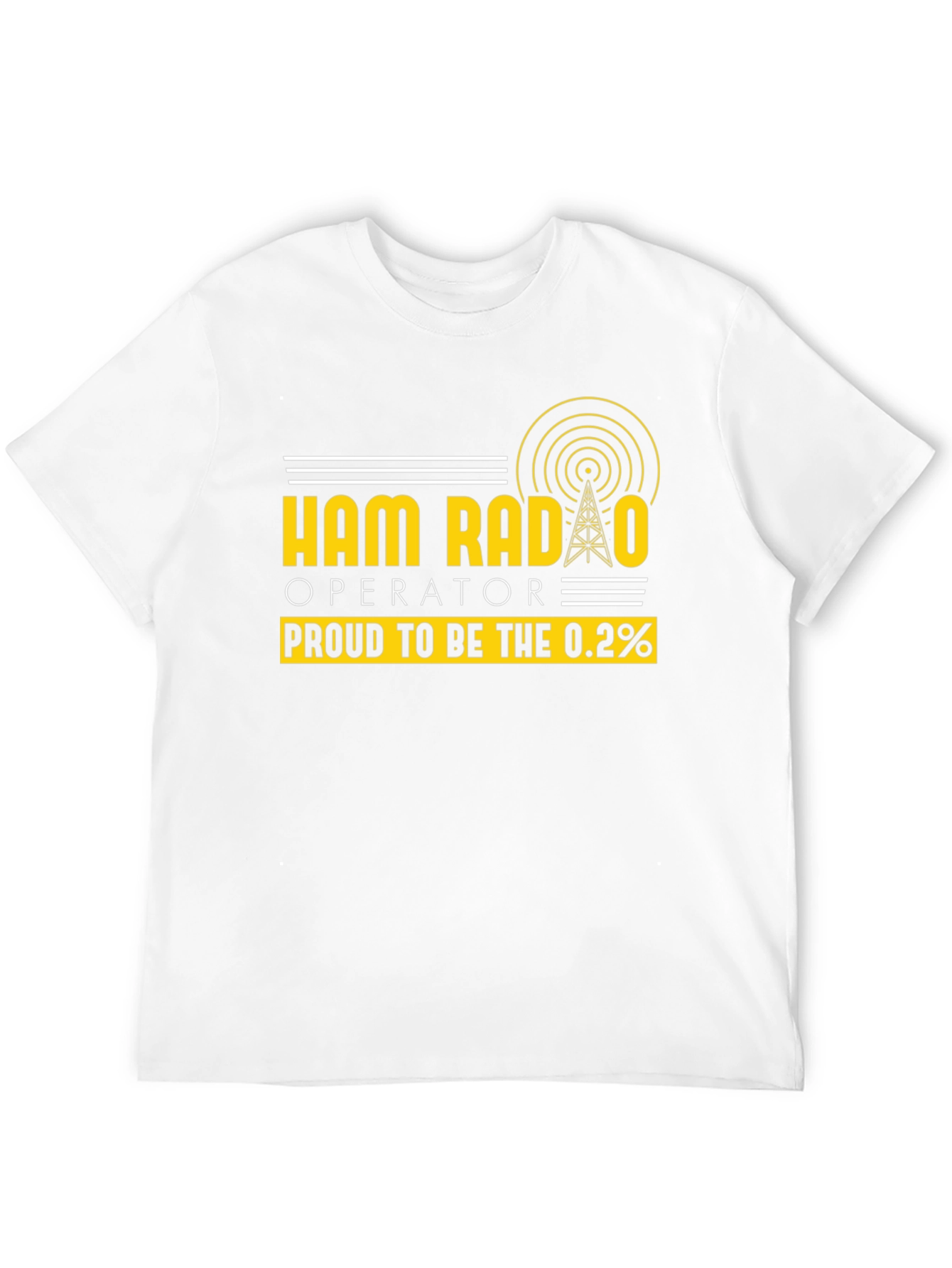Ham Radio Operator T-Shirt - Proud 0.2%