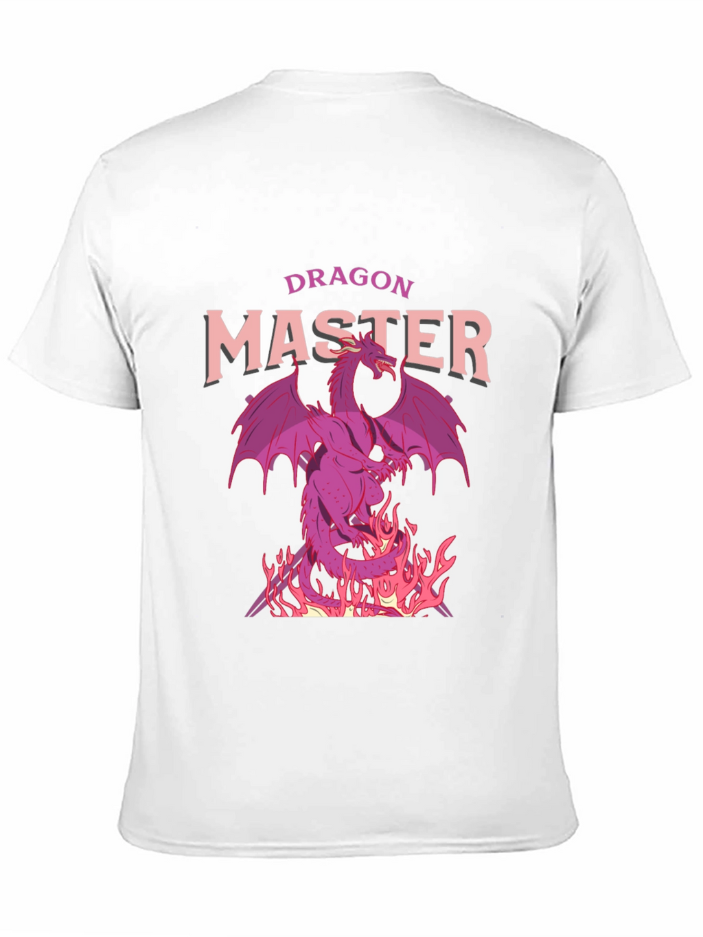 Dragon Master Graphic Tee - Black Cotton T-Shirt