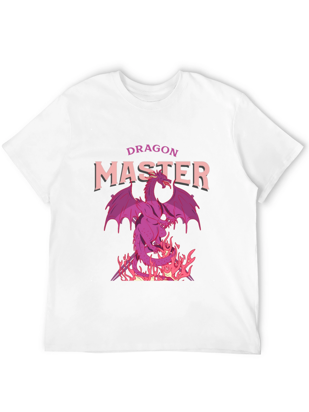 Dragon Master Graphic Tee - Black Cotton T-Shirt