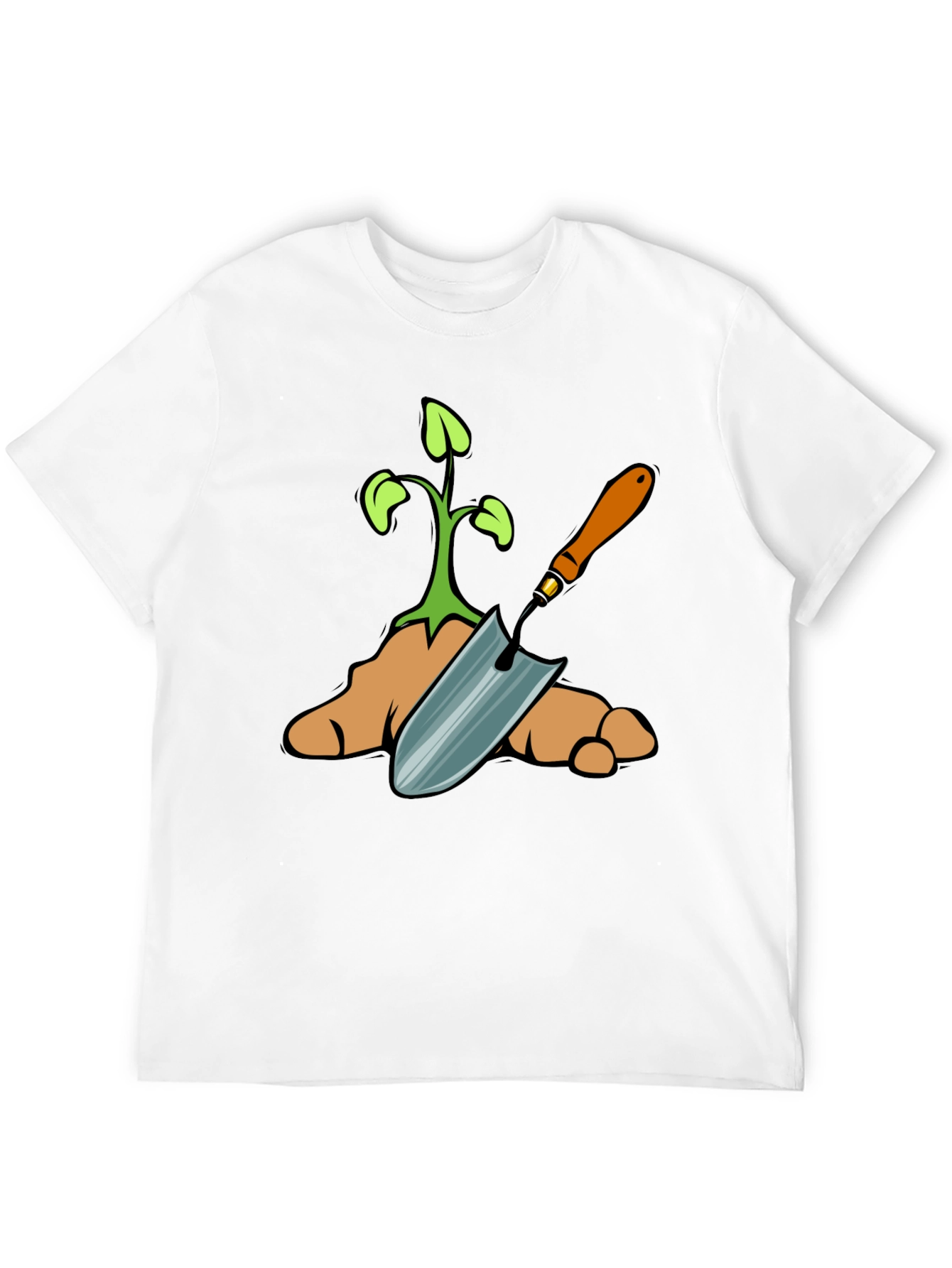 Gardeners Sprout Graphic Tee - Black Cotton T-Shirt
