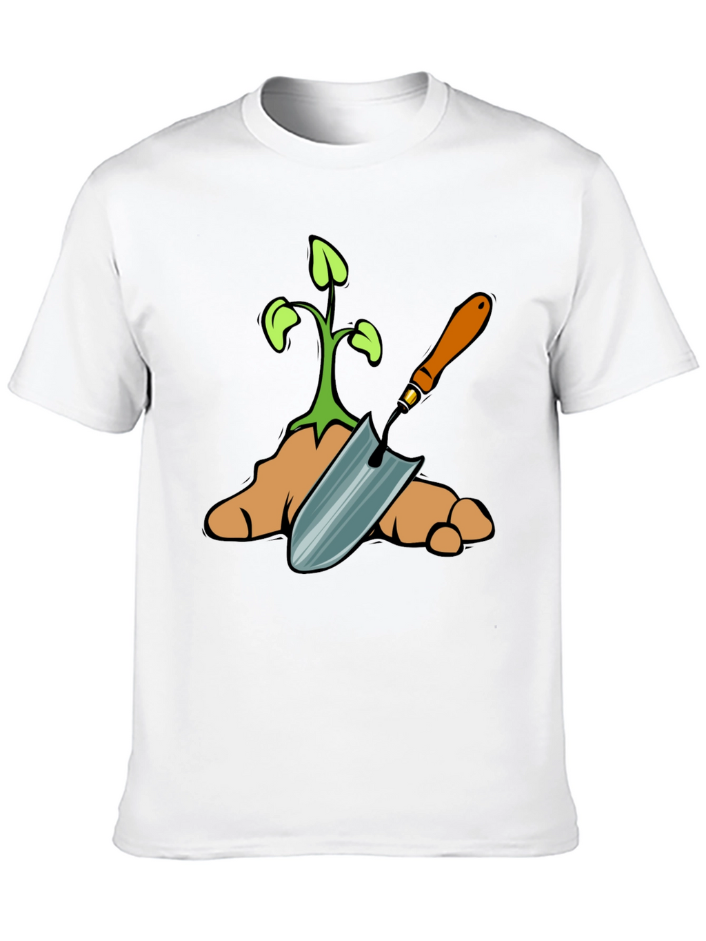 Gardeners Sprout Graphic Tee - Black Cotton T-Shirt