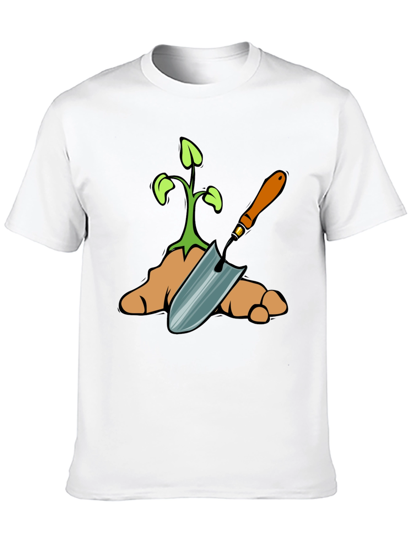 Gardeners Sprout Graphic Tee - Black Cotton T-Shirt