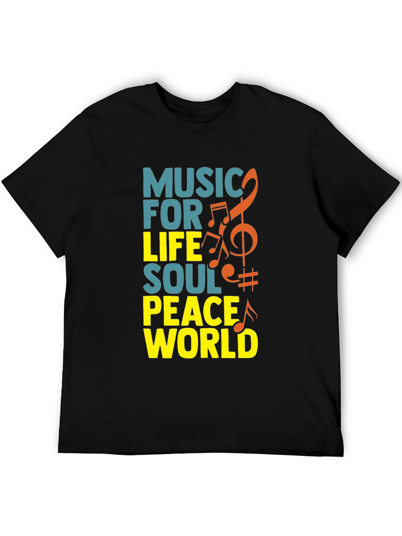 Music for Life T-Shirt - Soul Peace World Design