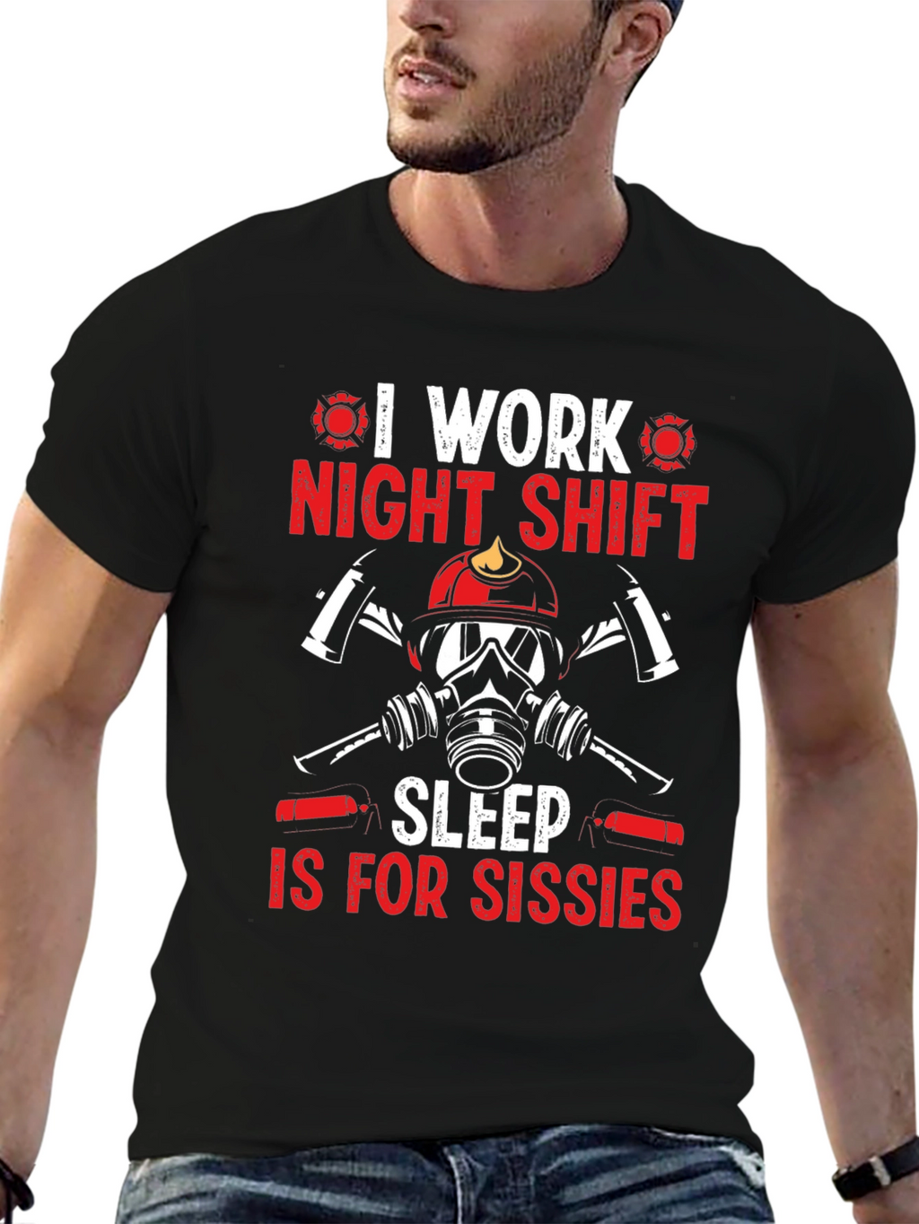 Firefighter Night Shift T-Shirt