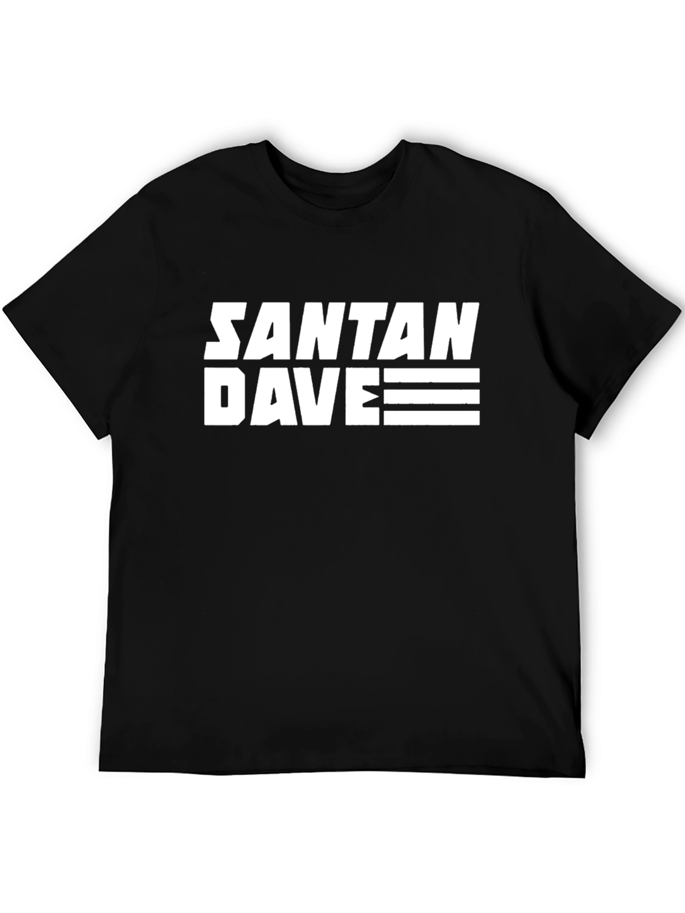 Santan Dave Graphic T-Shirt - Cool Black Tee