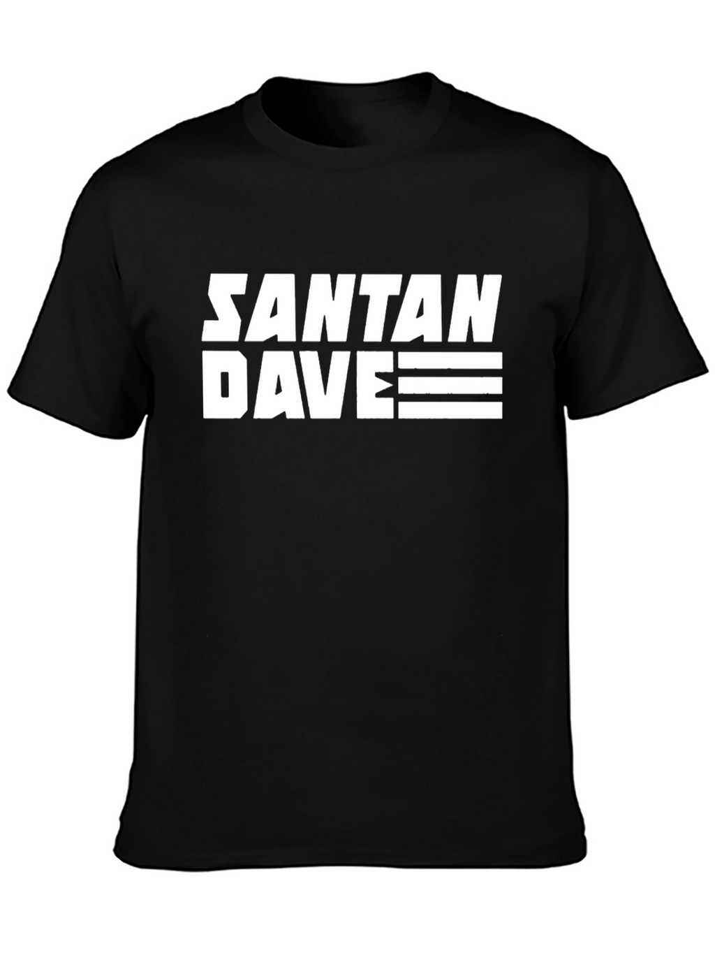 Santan Dave Graphic T-Shirt - Cool Black Tee
