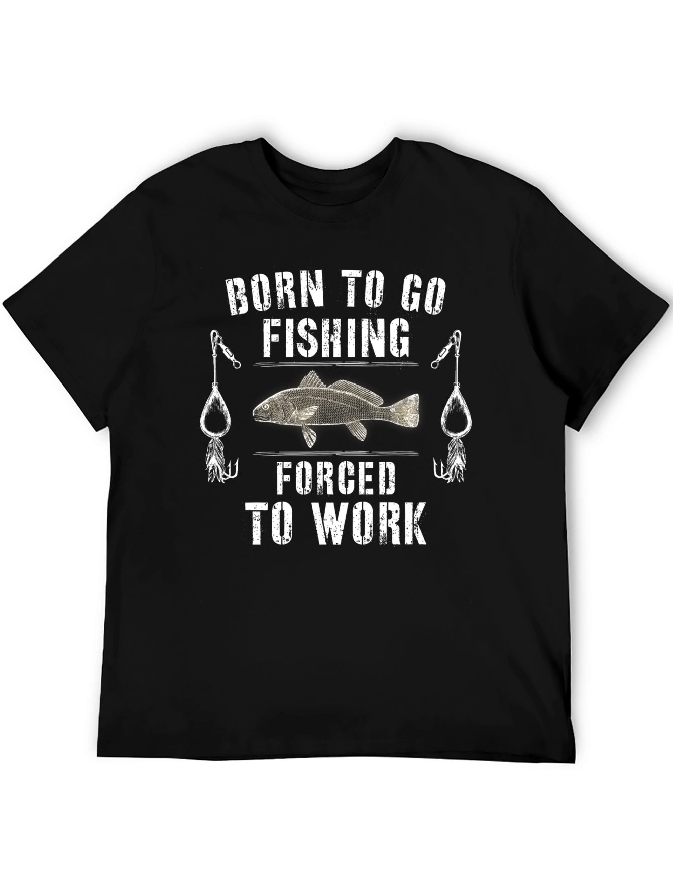 Born to Go Fishing Mens Graphic Tee