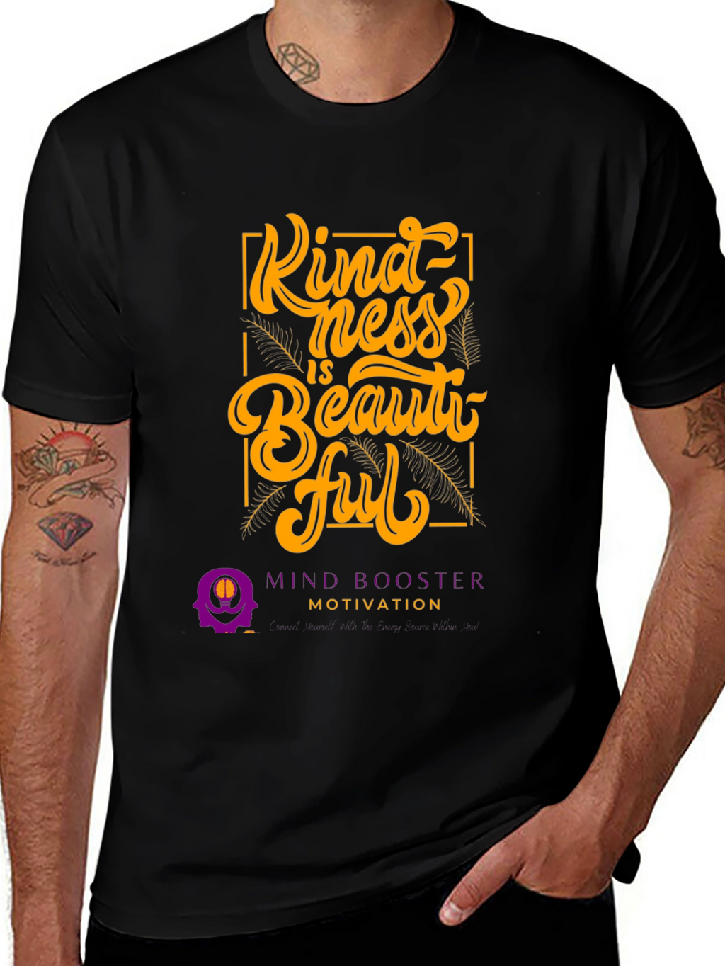 Kindness is Beautiful Graphic Tee - Motivational T-Shirt