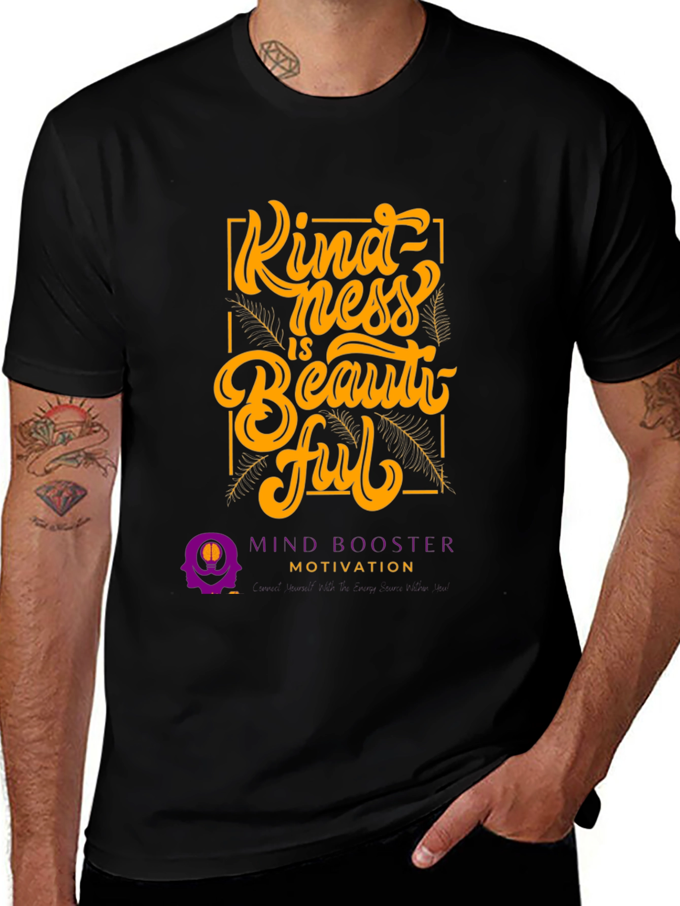 Kindness is Beautiful Graphic Tee - Motivational T-Shirt