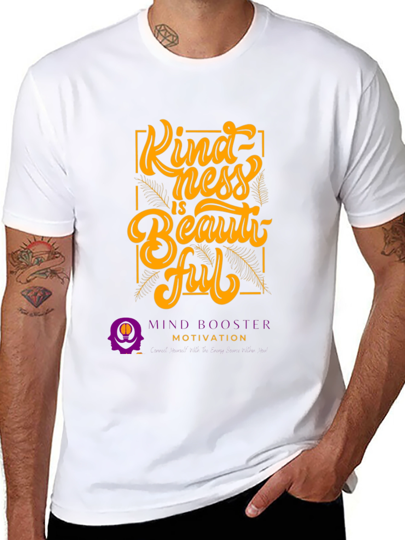 Kindness is Beautiful Graphic Tee - Motivational T-Shirt