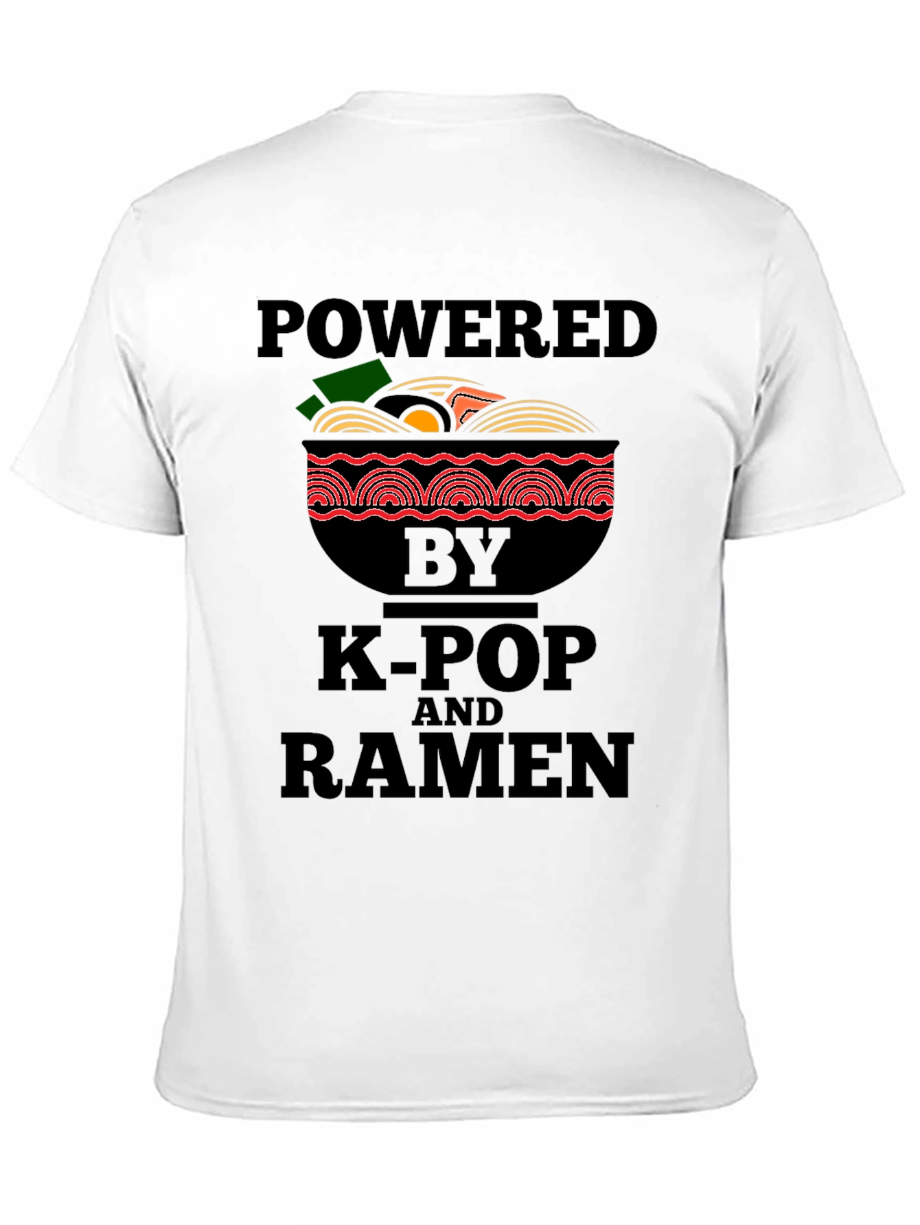 Powered by K-Pop and Ramen T-Shirt