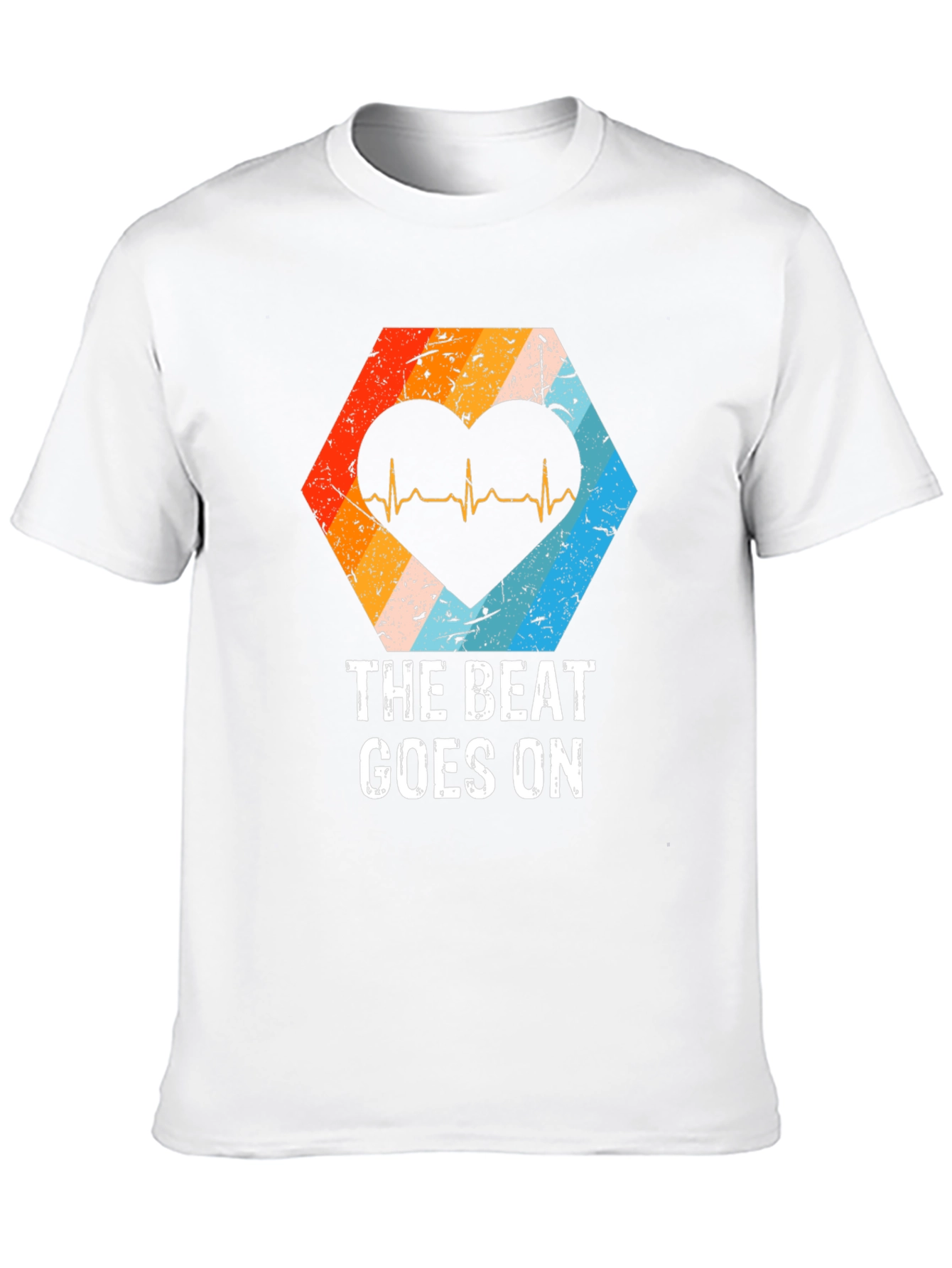 The Beat Goes On Heartbeat T-Shirt