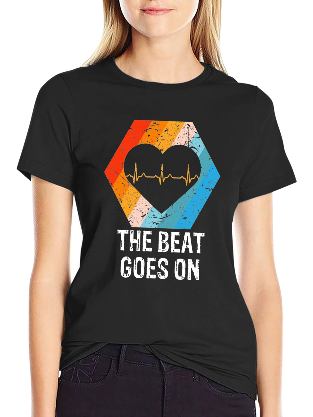 The Beat Goes On Heartbeat T-Shirt