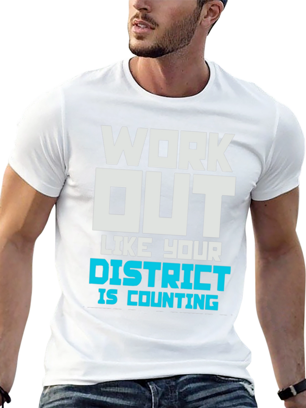 Work Out Like Your District T-Shirt