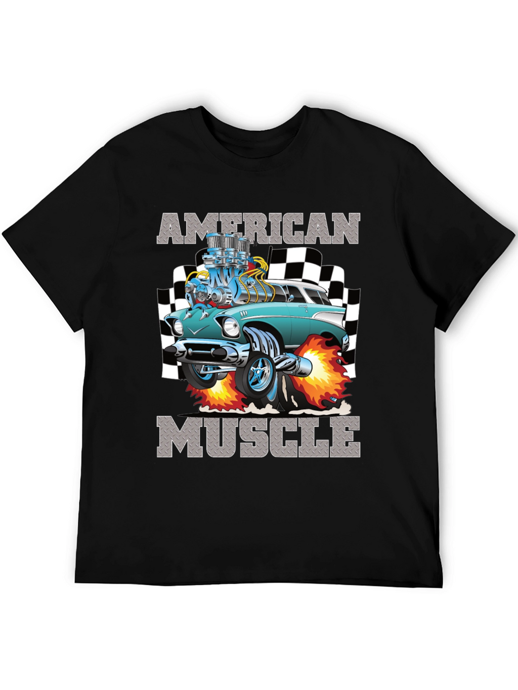 American Muscle Car Graphic T-Shirt