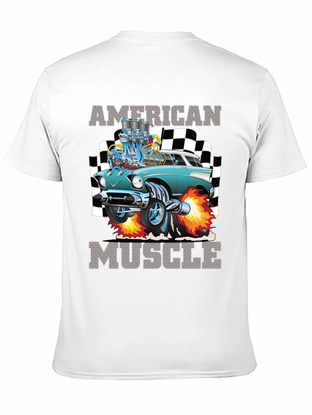 American Muscle Car Graphic T-Shirt