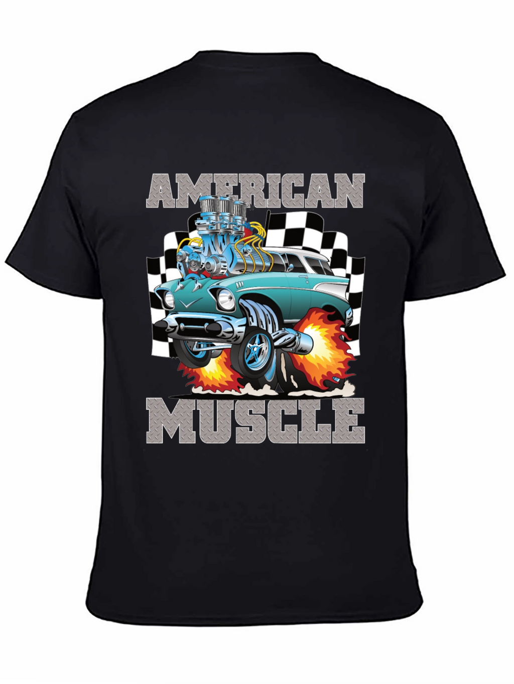 American Muscle Car Graphic T-Shirt