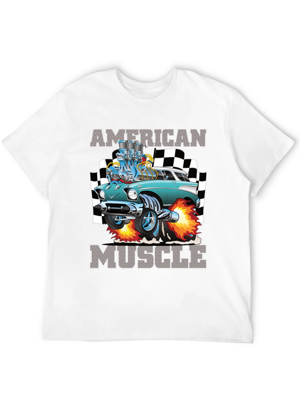 American Muscle Car Graphic T-Shirt