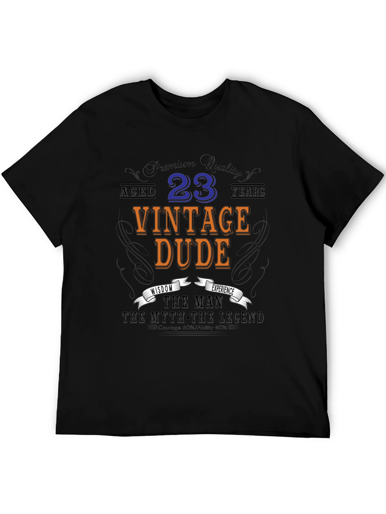 Vintage Dude 23rd Birthday T-Shirt