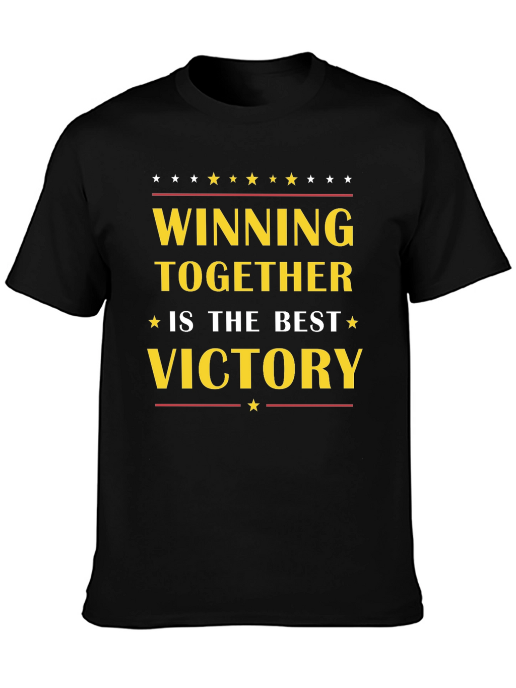 Winning Together Victory T-Shirt - Motivational Tee