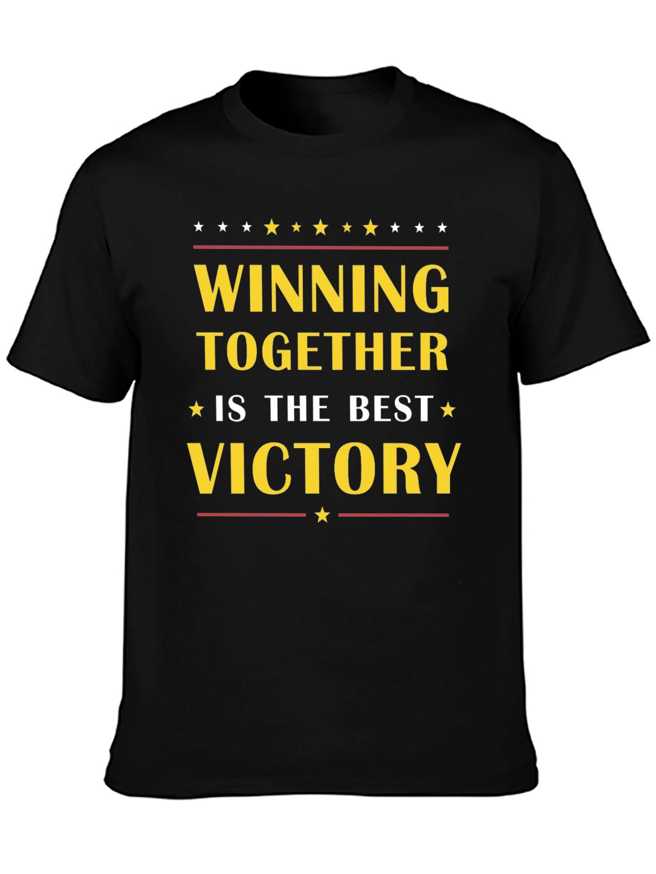 Winning Together Victory T-Shirt - Motivational Tee