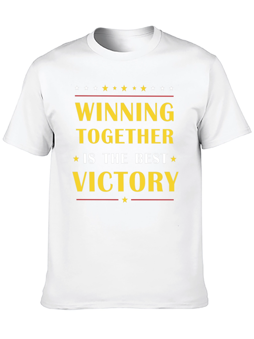 Winning Together Victory T-Shirt - Motivational Tee