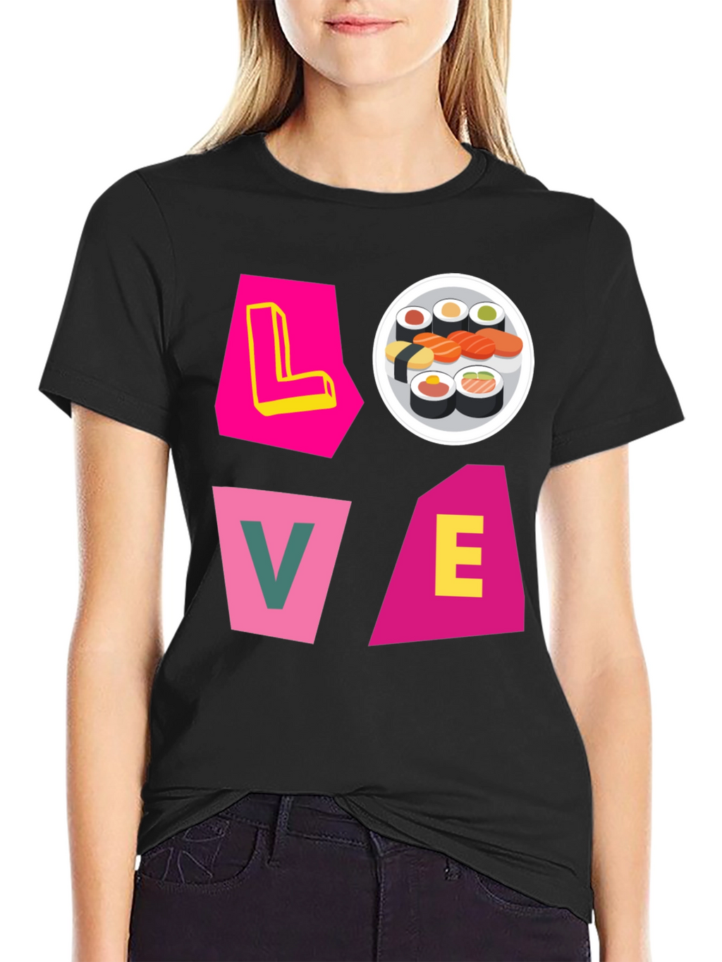 Sushi Lover Graphic Tee - Unique Design
