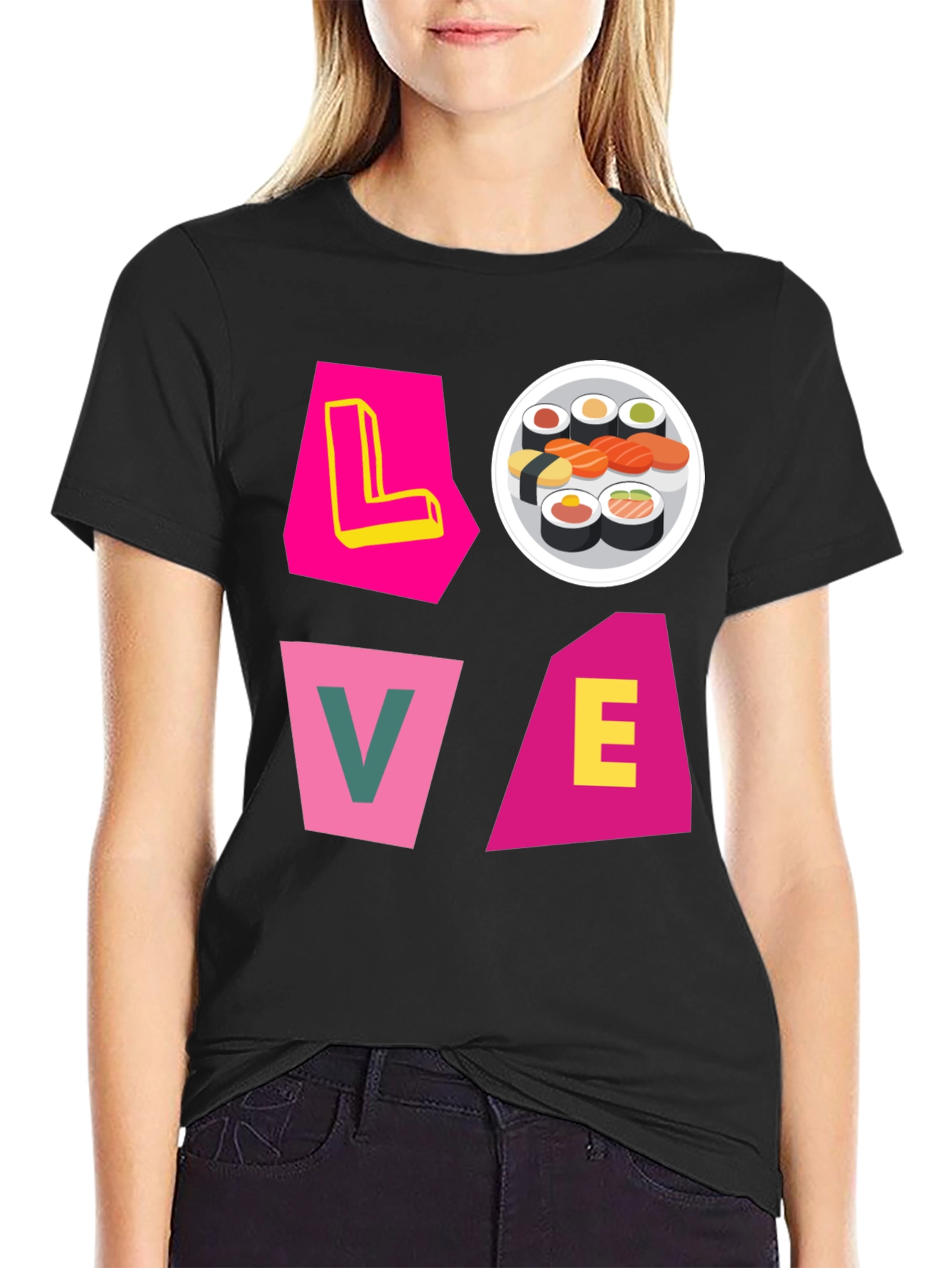 Sushi Lover Graphic Tee - Unique Design