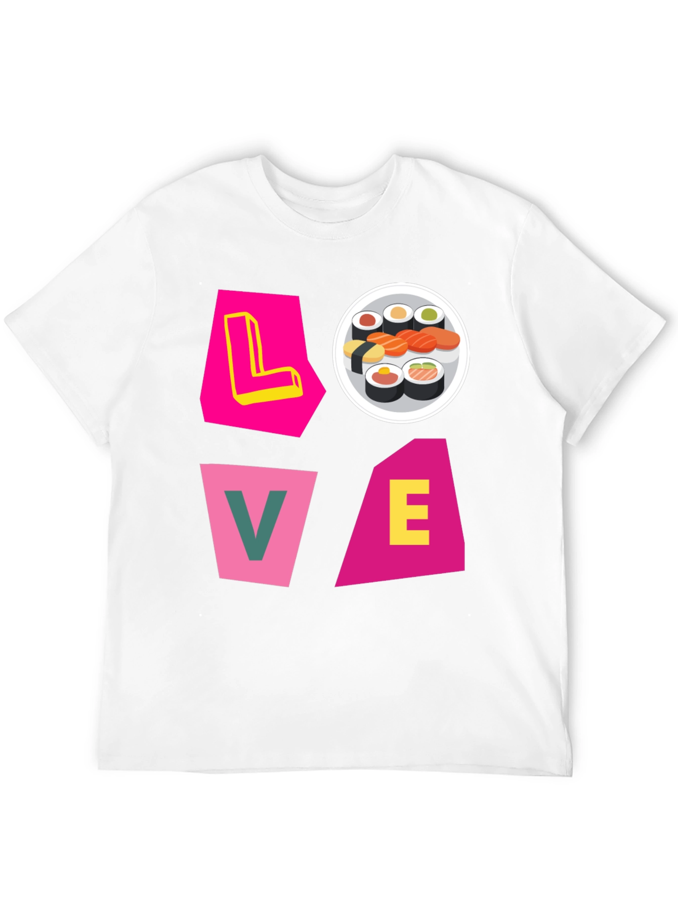 Sushi Lover Graphic Tee - Unique Design