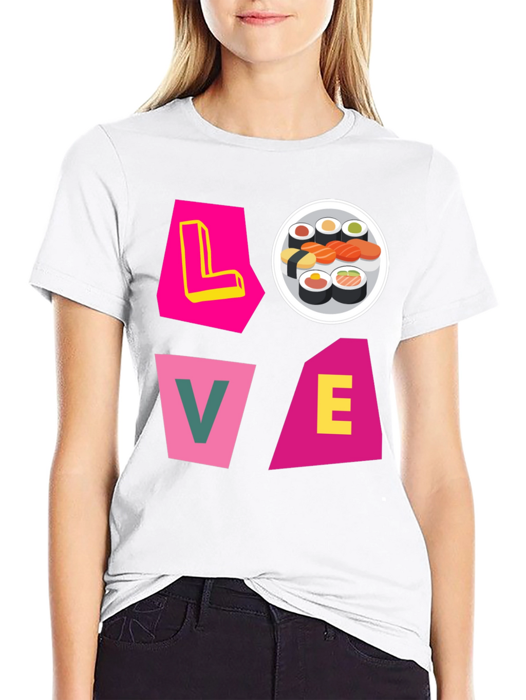 Sushi Lover Graphic Tee - Unique Design