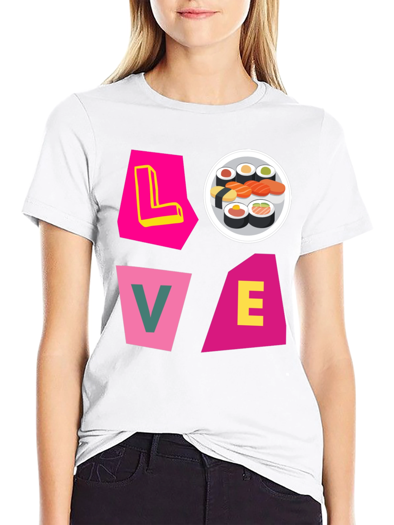Sushi Lover Graphic Tee - Unique Design