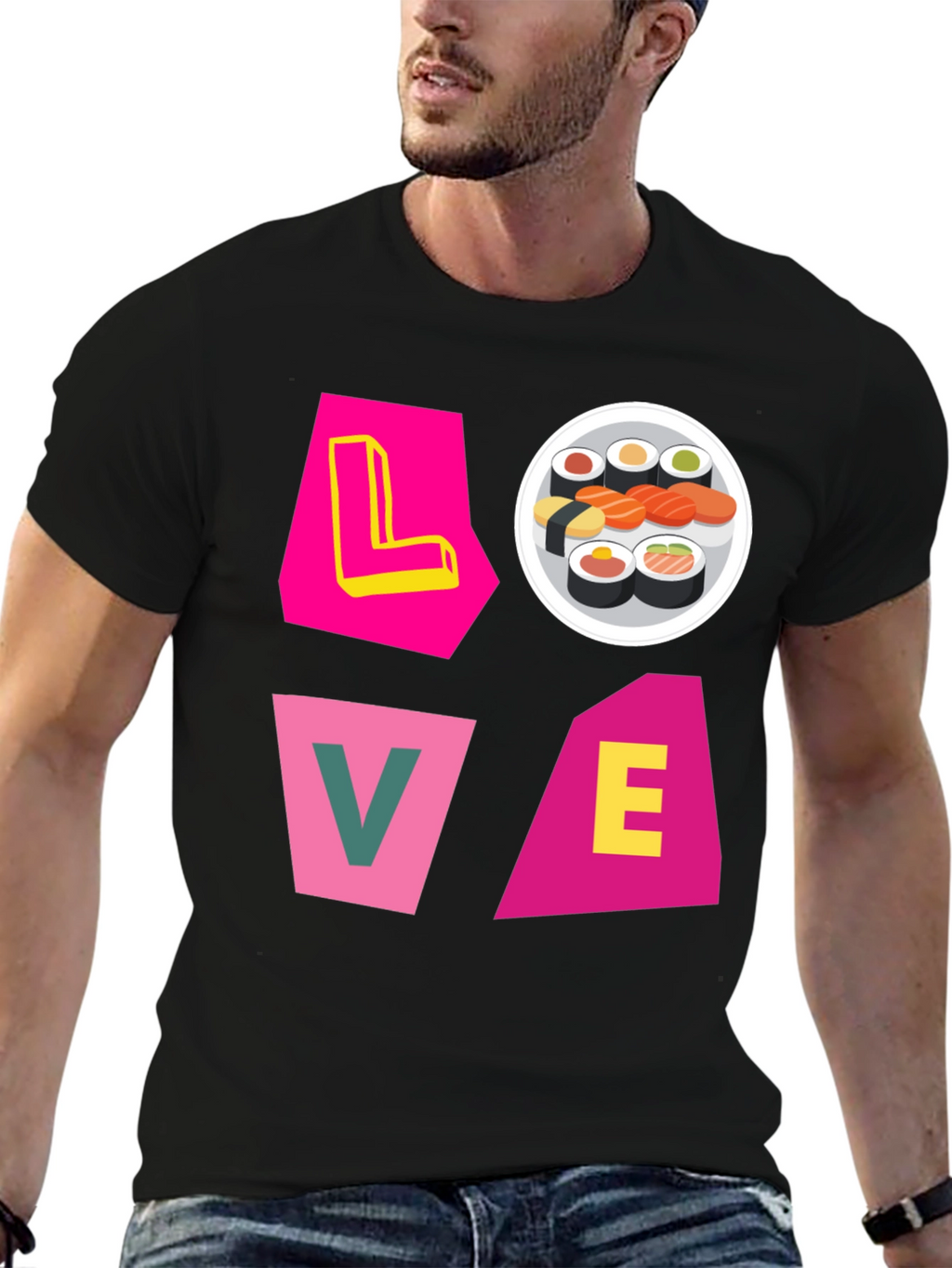 Sushi Lover Graphic Tee - Unique Design