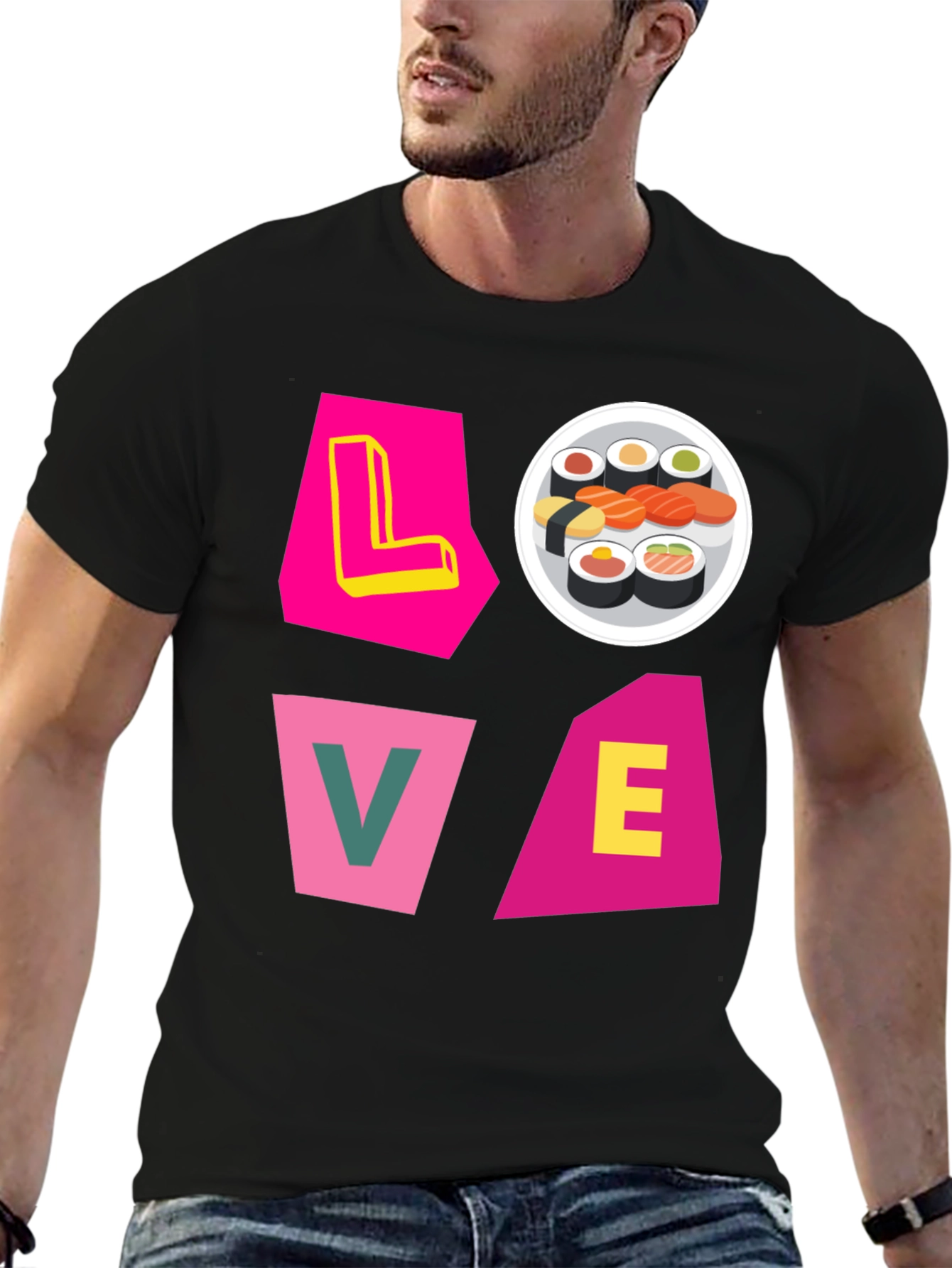 Sushi Lover Graphic Tee - Unique Design